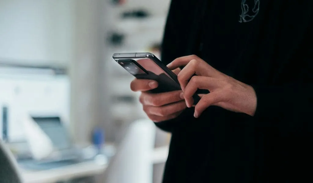 Consultation d’un site internet depuis un smartphone