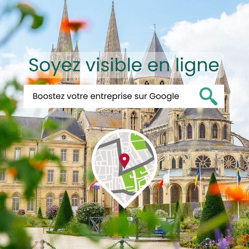 Abbaye aux Hommes à Caen illustrant les services de SEO local proposés par l'agence Addequa